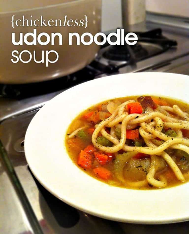Chickenless Udon Noodle Soup (with Butternut Squash) the pig & quill
