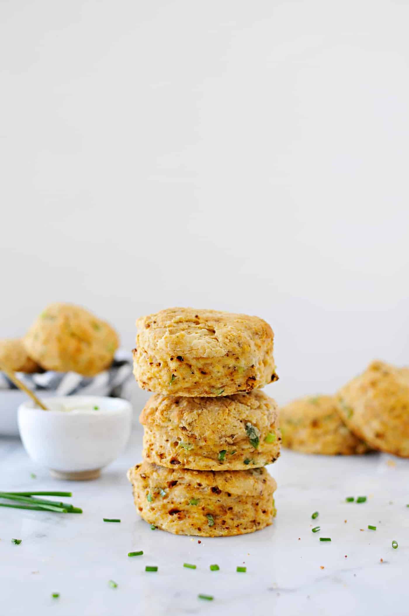 Chorizo + Scallion Sour Cream Biscuit + Egg Sandwiches recipe (via thepigandquill.com) #breakfast #brunch