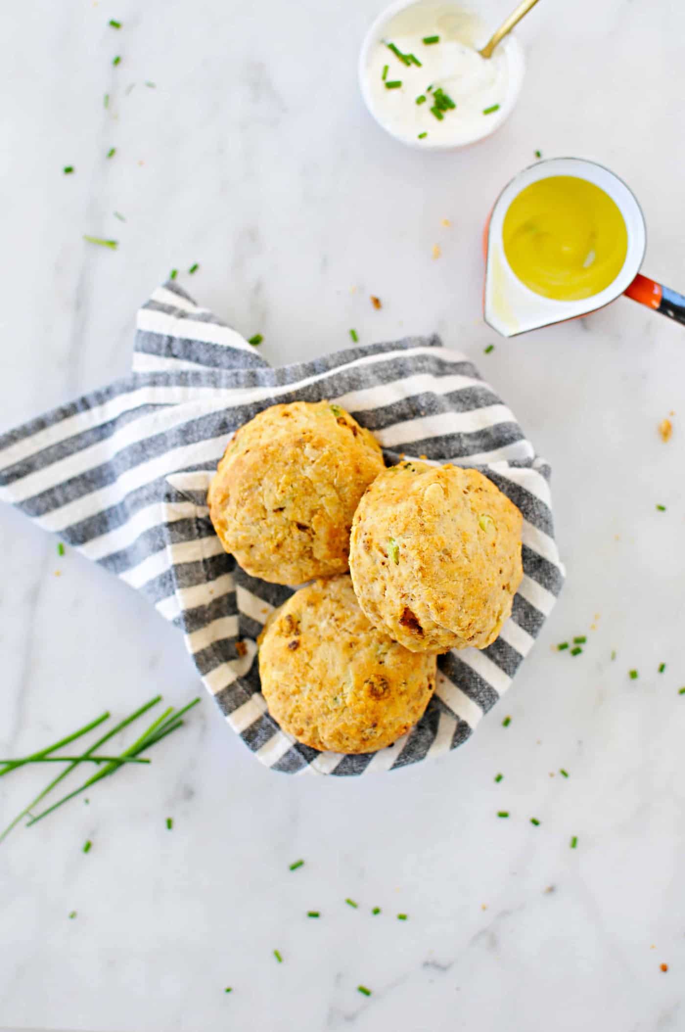 Chorizo + Scallion Sour Cream Biscuit + Egg Sandwiches recipe (via thepigandquill.com) #breakfast #brunch