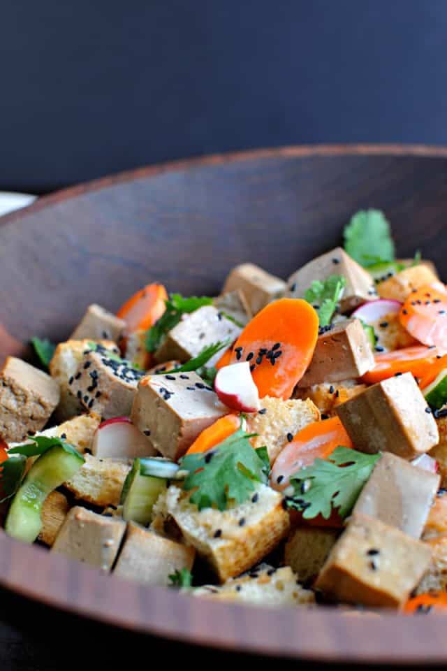 Baked Tofu Banh Mi Salad the pig & quill