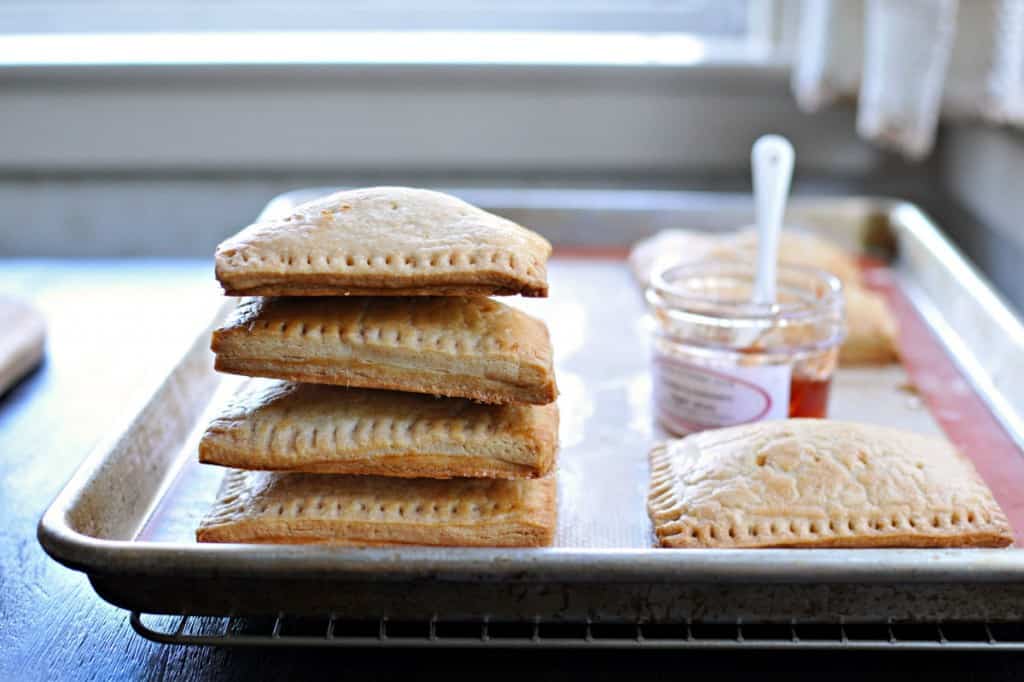 easy homemade cream cheese + pepper jelly (or blueberry) pop tarts | the pig & quill