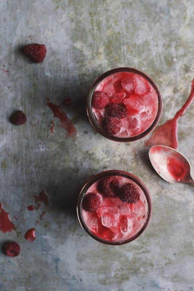 Raspberry Chamomile Cream Soda via With Food + Love // #EmsPigletParty