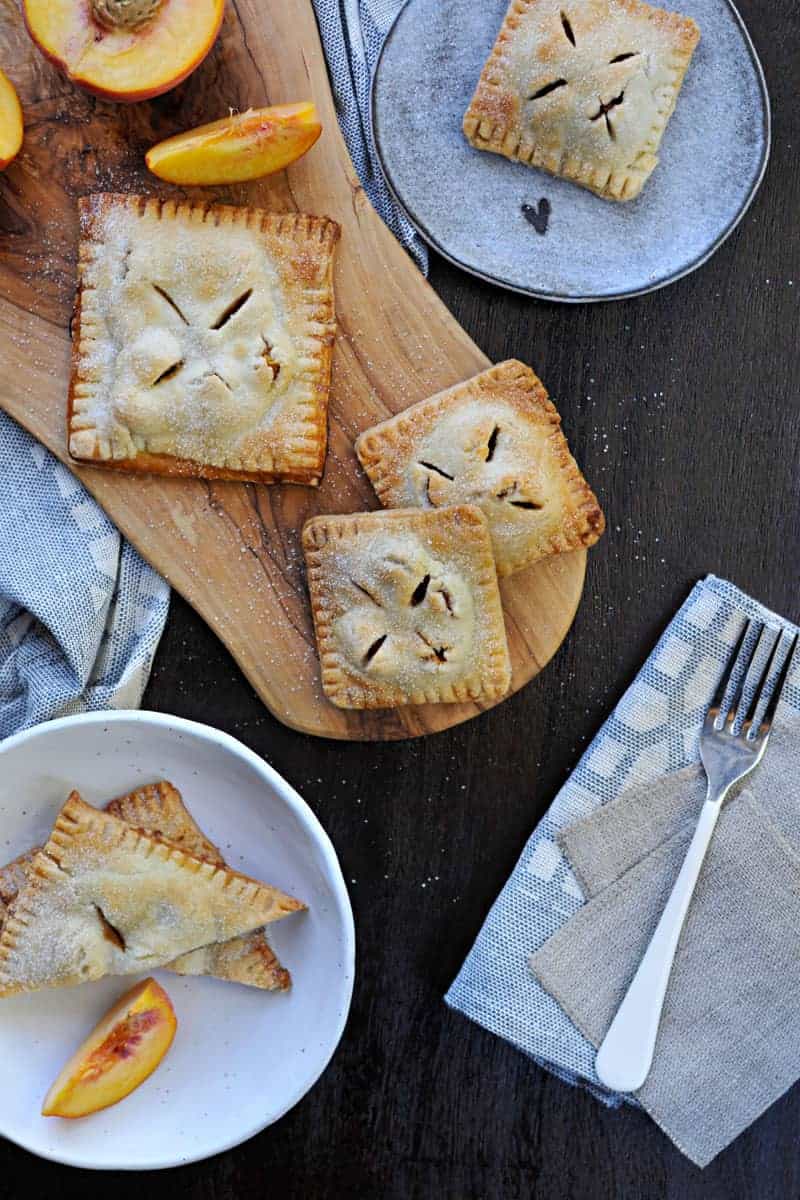 curried peach hand pies recipe | via thepigandquill.com #summer #fruit #baking