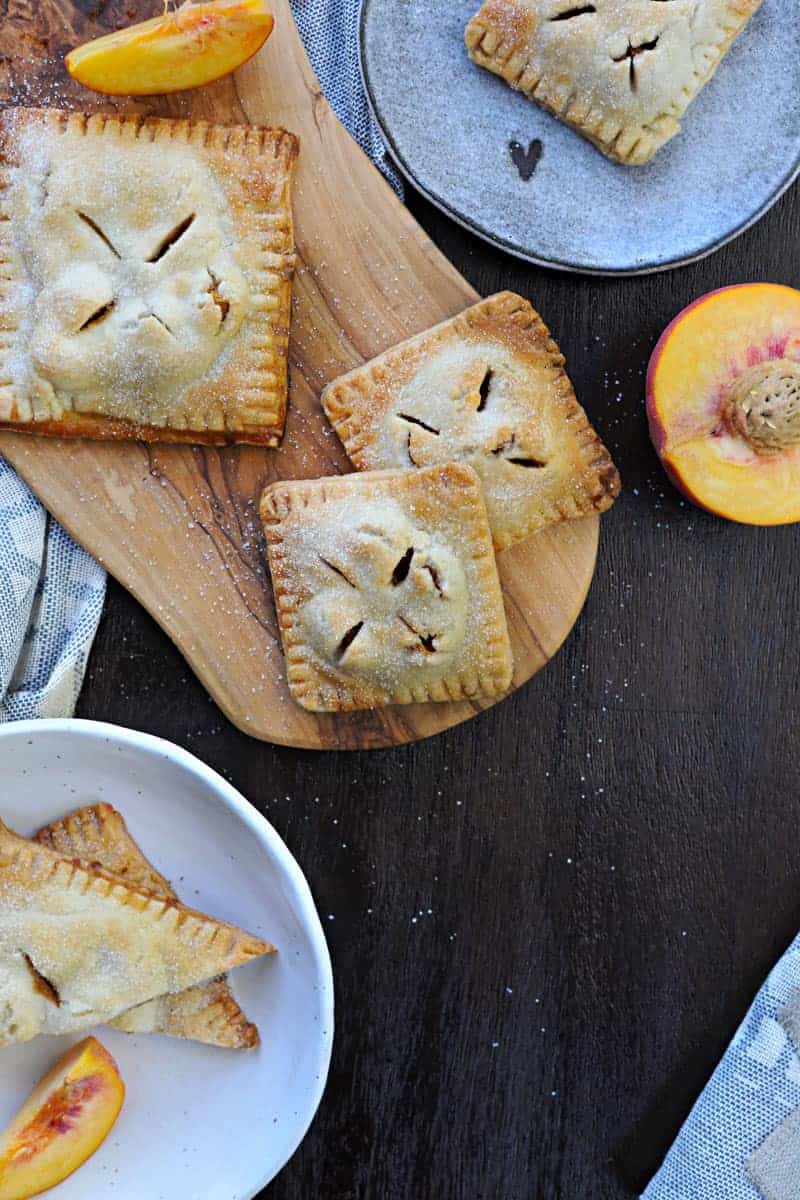 curried peach hand pies recipe | via thepigandquill.com #summer #fruit #baking