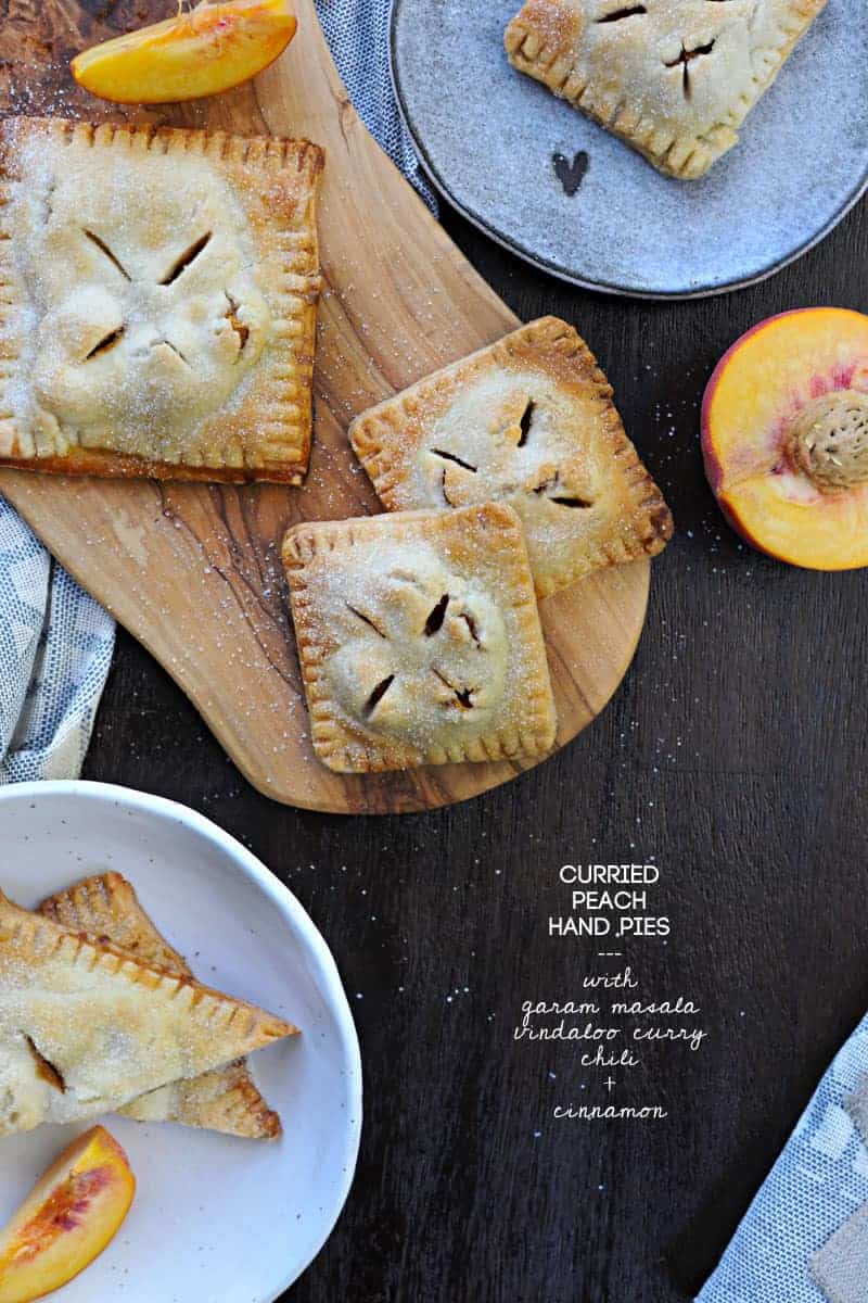 curried peach hand pies recipe | via thepigandquill.com #summer #fruit #baking