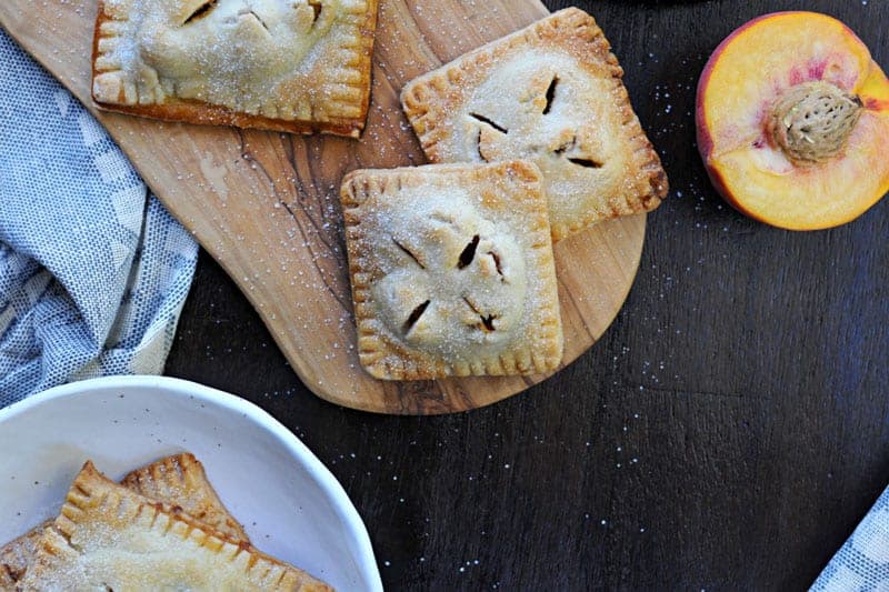 curried peach hand pies recipe | via thepigandquill.com #summer #fruit #baking