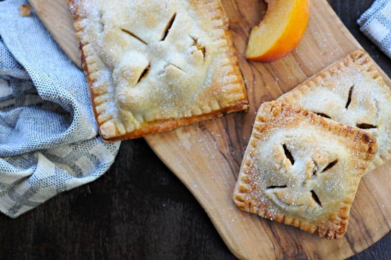 curried peach hand pies recipe | via thepigandquill.com #summer #fruit #baking