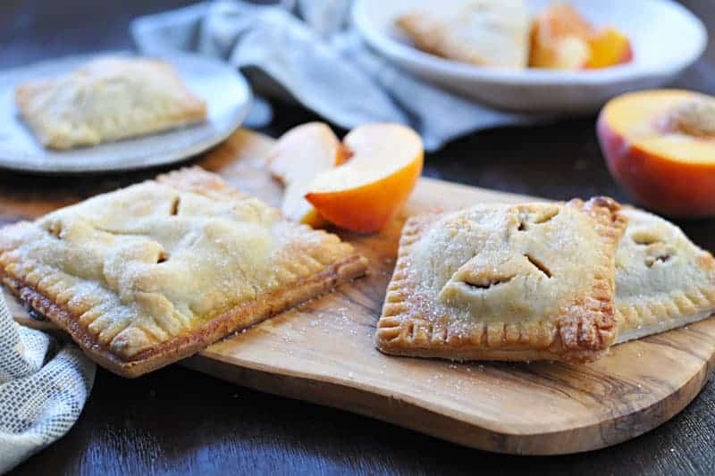 curried peach hand pies recipe | via thepigandquill.com #summer #fruit #baking