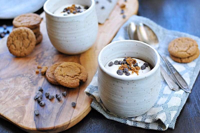 earl grey chocolate pots de creme with honeyed coconut whip (via thepigandquill.com) #dessert #recipe #dairyfree #chocolate