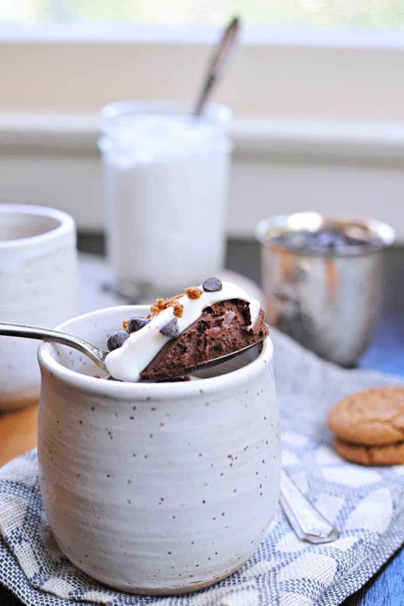 earl grey chocolate pots de creme with honeyed coconut whip (via thepigandquill.com) #dessert #recipe #dairyfree #chocolate