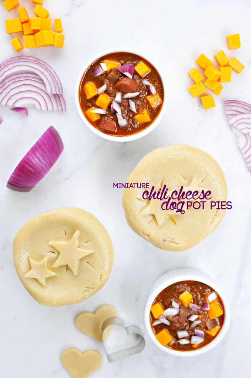 mini chili cheese dog pot pies recipe (via thepigandquill.com) #superbowl 