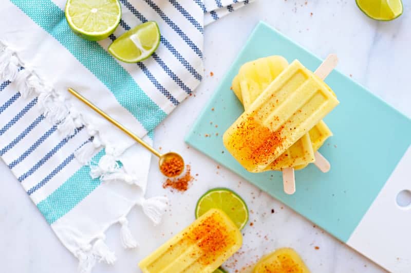 Chile-Lime Mango Coconut Pops recipe (via thepigandquill.com) #vegan #dairyfree