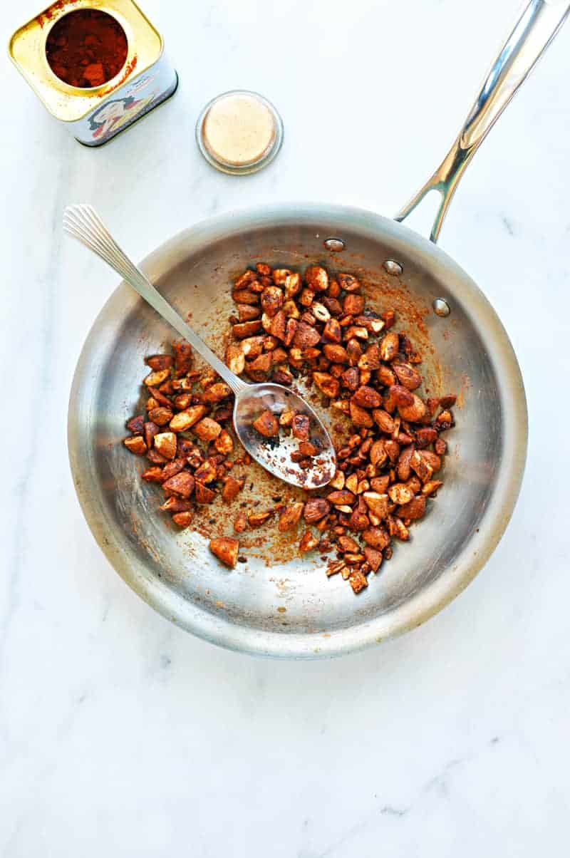 Smoked Paprika-Glazed Almonds recipe (via thepigandquill.com) 