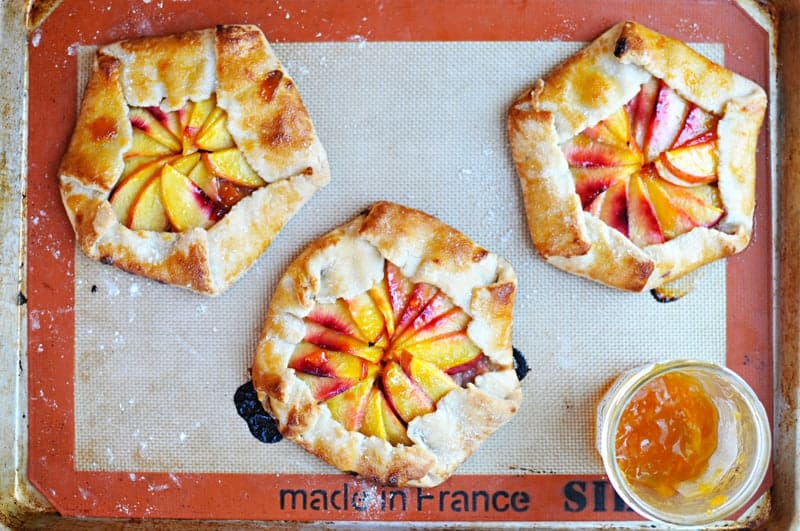 Nectarine + Prosciutto Galettes with Gorgonzola + Thyme recipe (via thepigandquill.com) #pastry #baking #pie #dessert