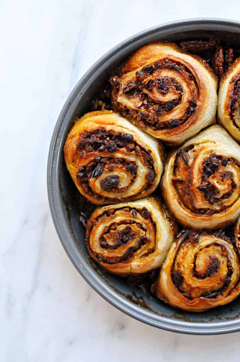 Orange-Pecan Sticky Buns recipe (via thepigandquill.com) #baking #holiday #desserts #breakfast #pastry