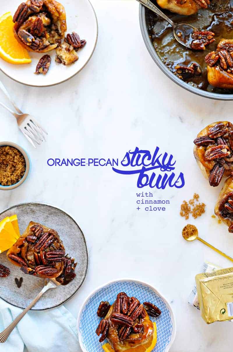 Orange-Pecan Sticky Buns recipe (via thepigandquill.com) #baking #holiday #desserts #breakfast #pastry