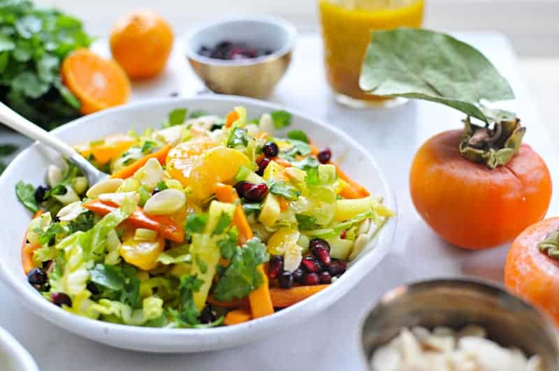 Ultimate Fall Chopped Salad with Honeyed Tangerine-Turmeric Vinaigrette (via thepigandquill.com) #vegetarian #vegan #dairyfree