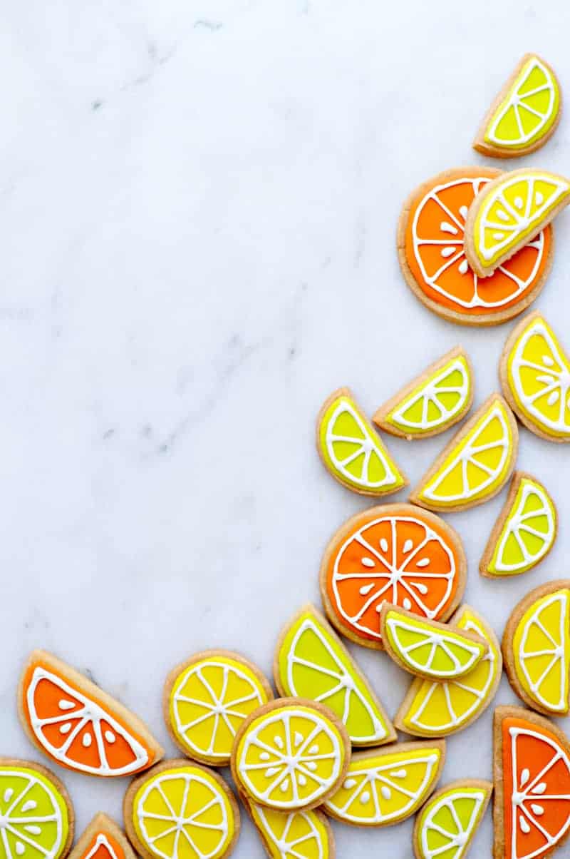 4-Ingredient Rolled (Citrus!) Sugar Cookies recipe via thepigandquill.com #eggfree #baking #lemon #dessert