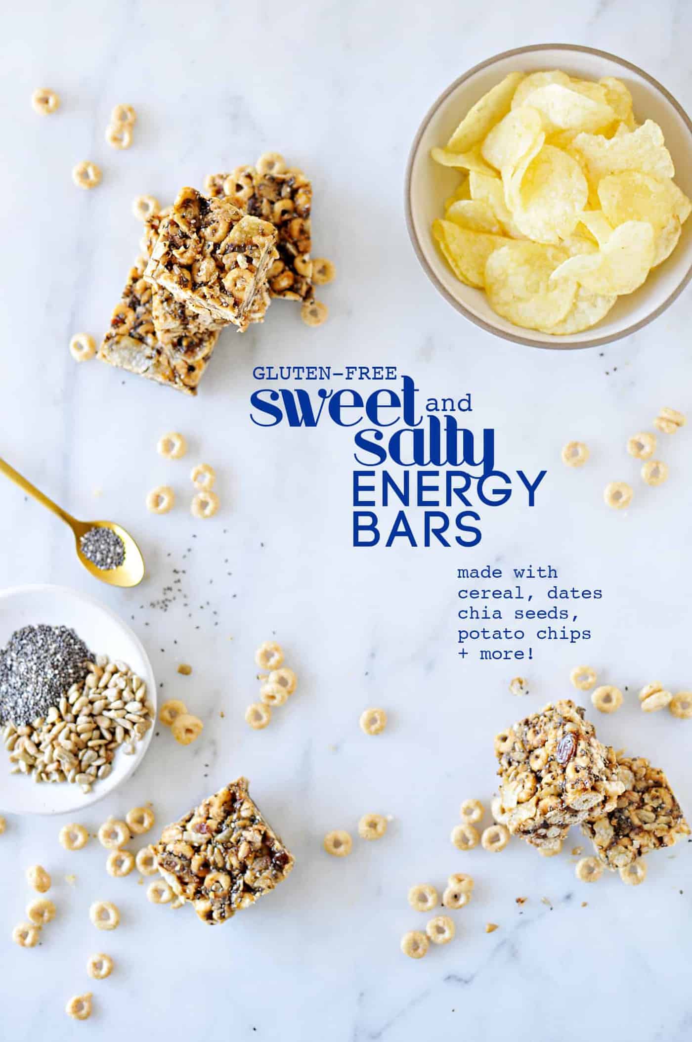 Gluten-Free Sweet and Salty Energy Bars / Our 10 Favorite Make-Ahead Breakfast Recipes (via thepigandquill.com) #mealprep