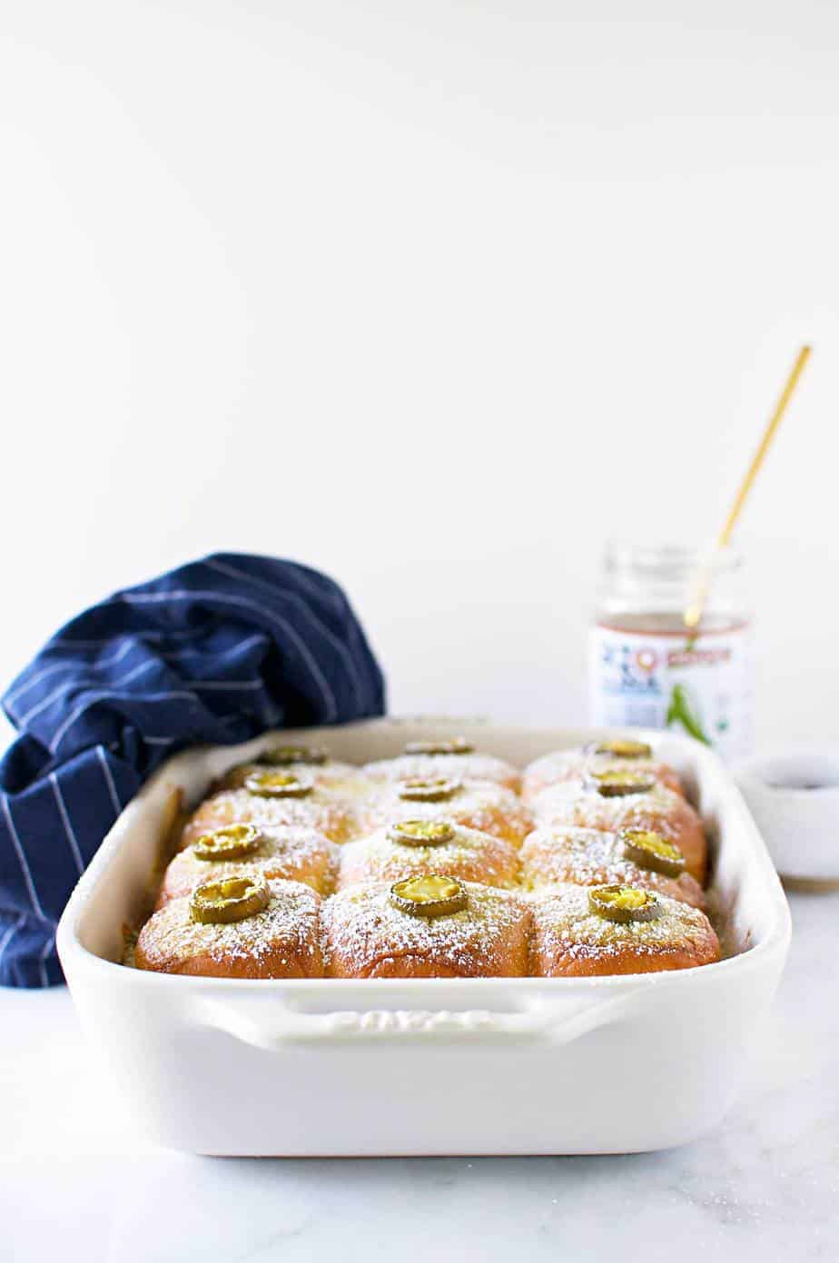 Baked Jalapeño Monte Cristo Sliders recipe (via thepigandquill.com) #turkeysandwich #thanksgivingleftovers #holidayrecipe #spicy