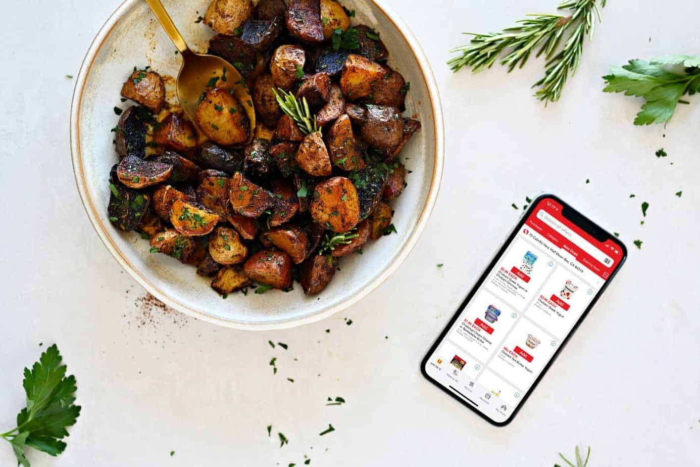 Chili Butter Braised Crispy Pan Roasted Potatoes recipe (via thepigandquill) #holidayrecipe #thanksgiving #dinner #glutenfree #vegetarian 